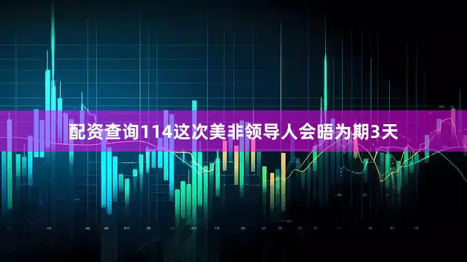 配资查询114这次美非领导人会晤为期3天